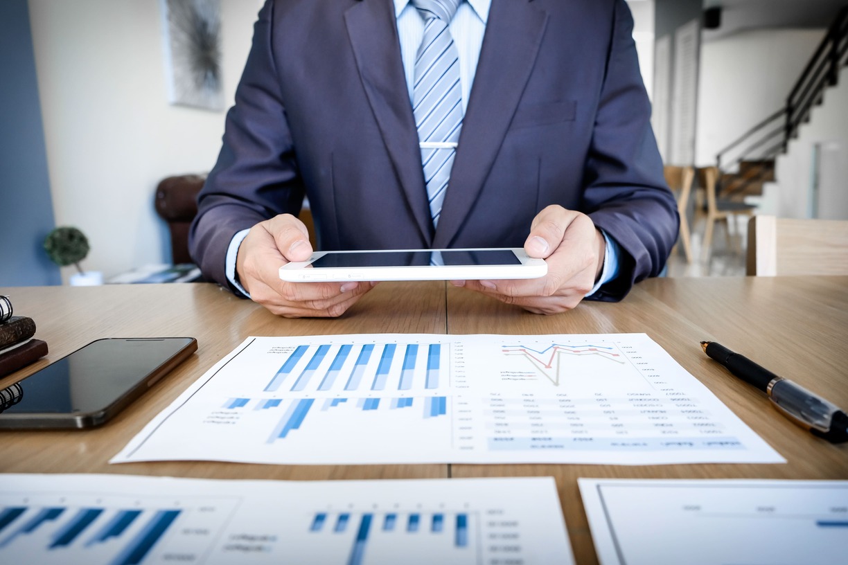 Modern interface of a finance tracking application