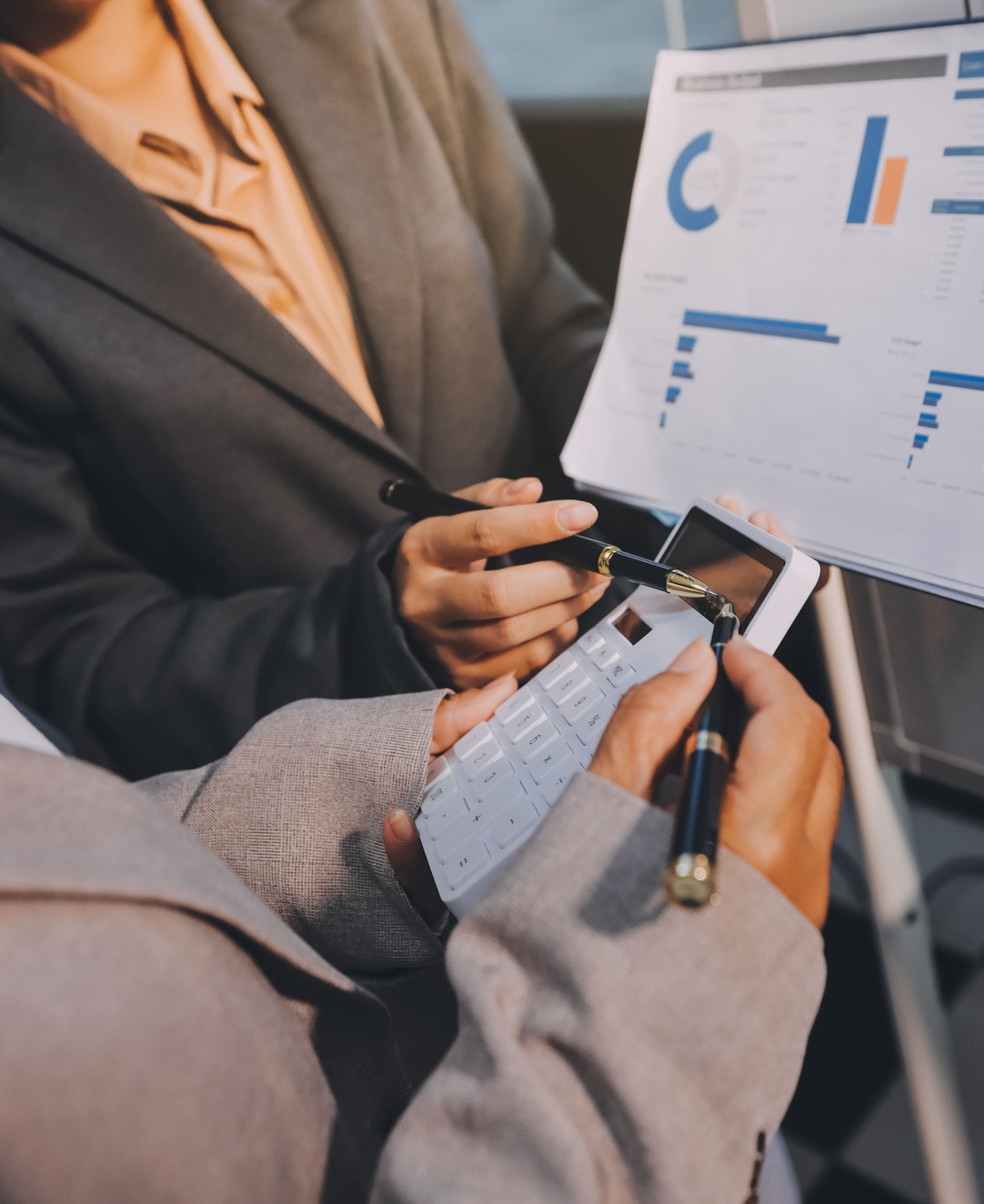 Strategic financial planning session